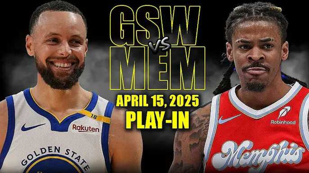 ⁣Golden State Warriors vs Memphis Grizzlies Play-In Full Game Highlights - April 15, 2025 | NBA