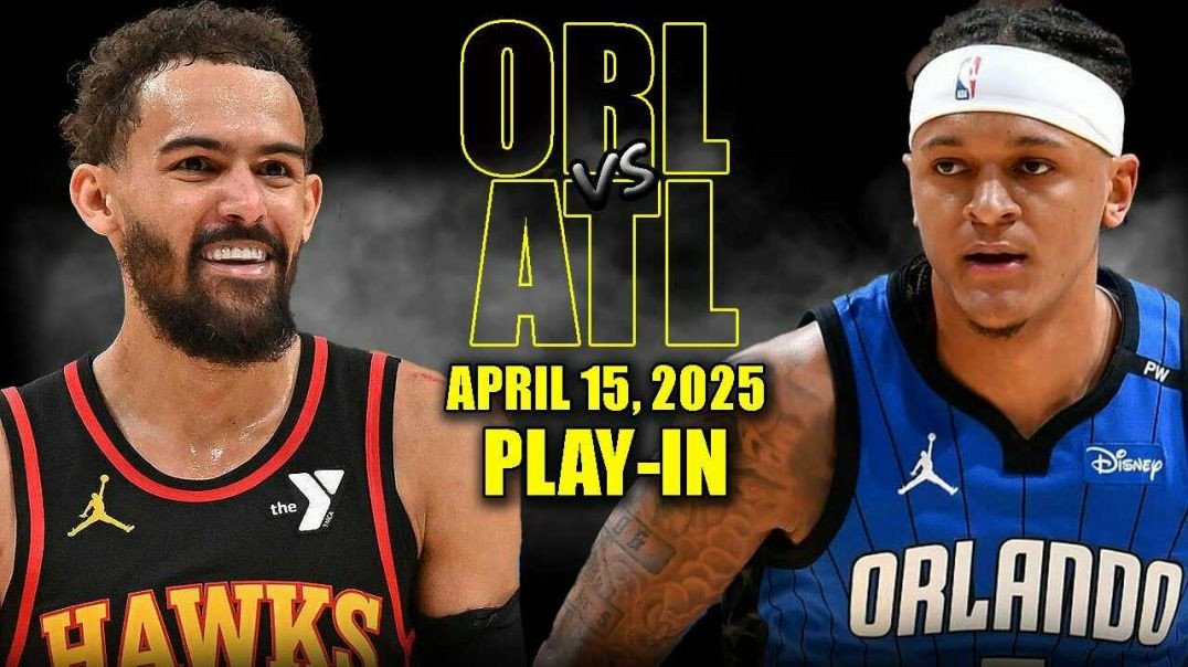 ⁣Orlando Magic vs Atlanta Hawks Play-In Full Game Highlights - April 15, 2025 | 2025 NBA Play-In