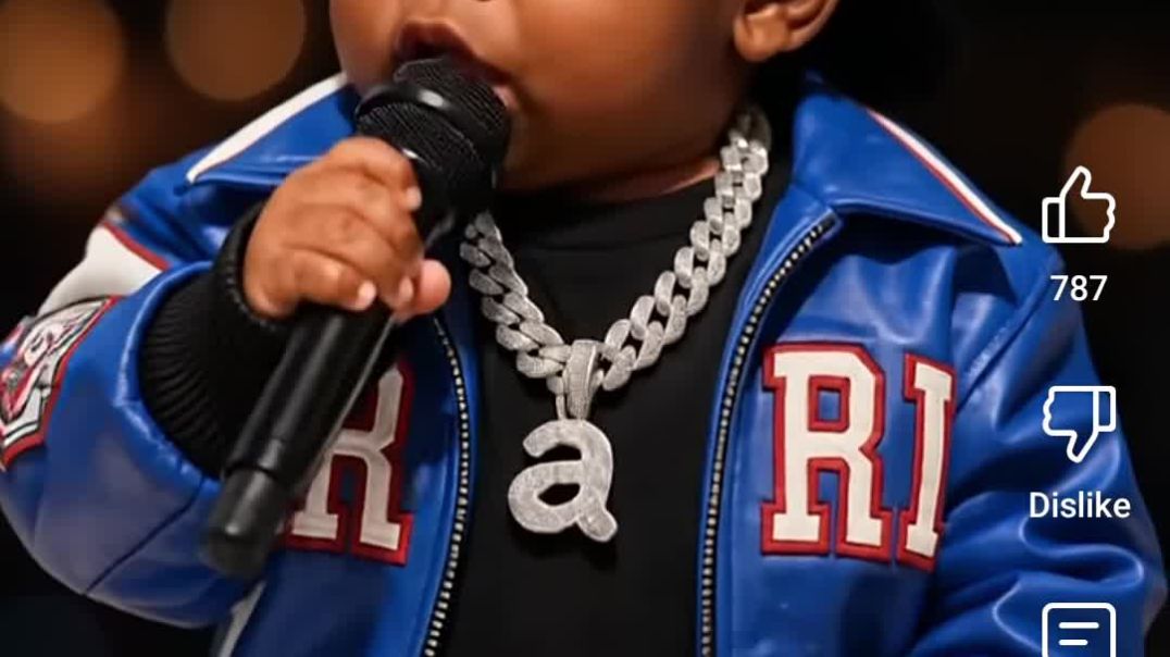 Little baby Kendrick Lamar sings be humble