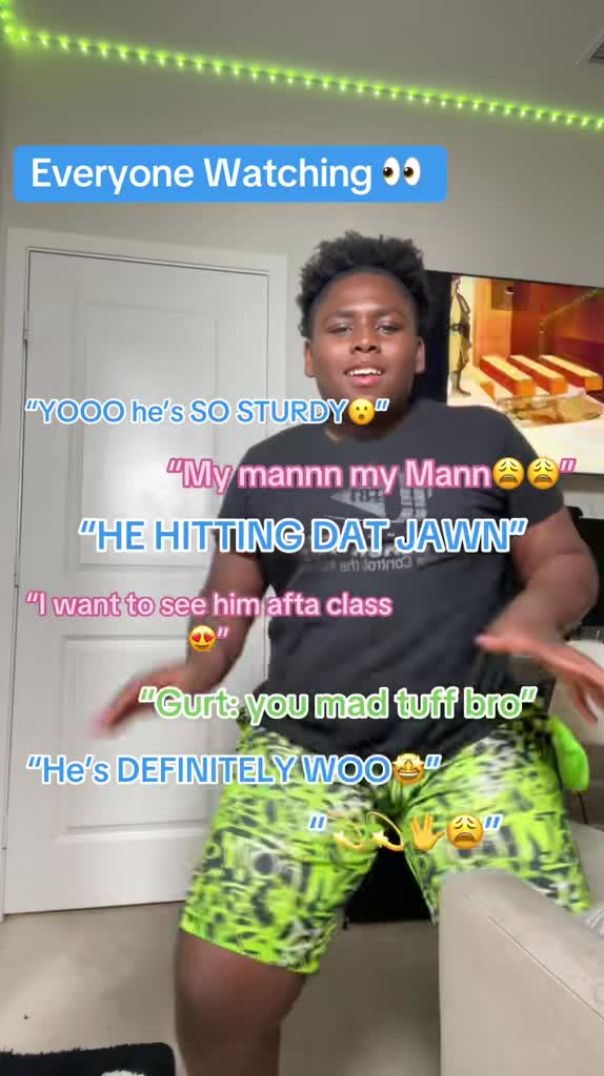 Kid gets sturdy in front of his class and becomes valid