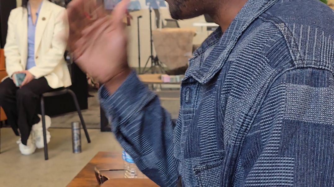 ⁣Coach Ap talks at focus group