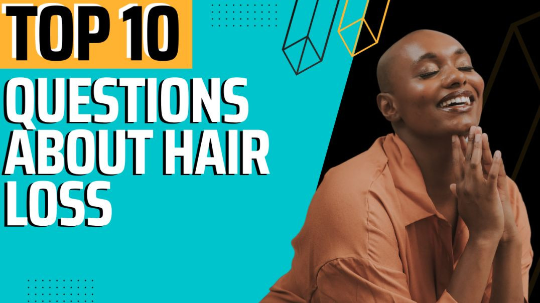 ⁣10 common questions about alopecia and hair loss
