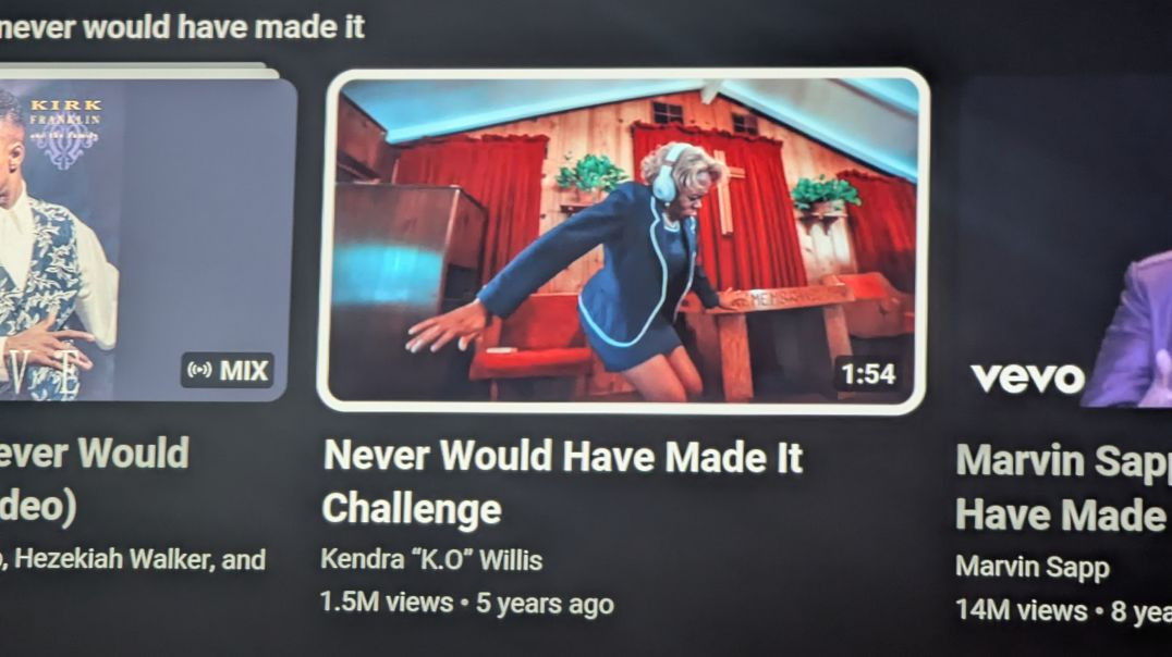 Never wouldn't make it challenge