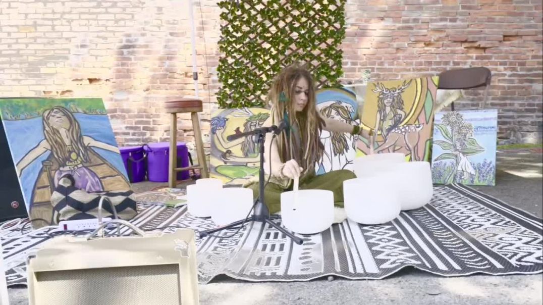 ARCANE BAZAAR ~  SOUND HEALING EXPERIENCE (Jot Gopal- Erica Spencer)