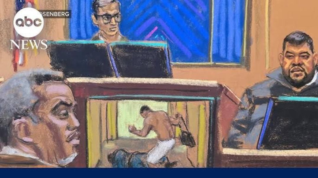 ⁣Diddy Trial Day 15 Security guard testifies about Combs assault video