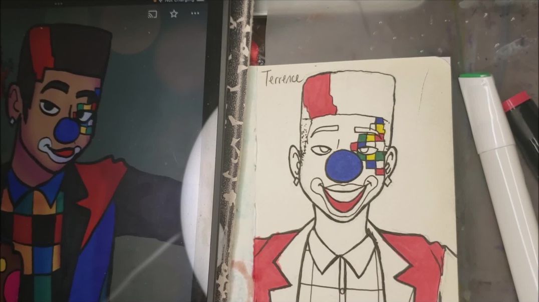 ⁣Terrence (90's themed clown speed-draw)