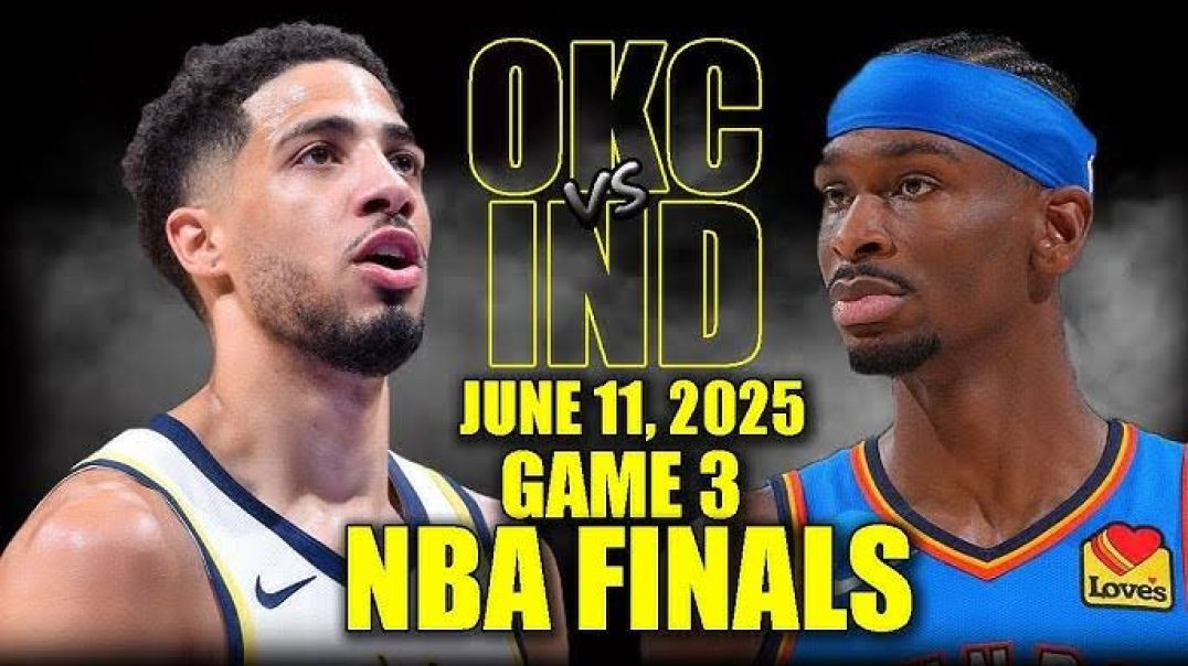 ⁣Oklahoma City Thunder vs Indiana Pacers Full Game 3 Highlights - June 11, 2025 NBA Finals