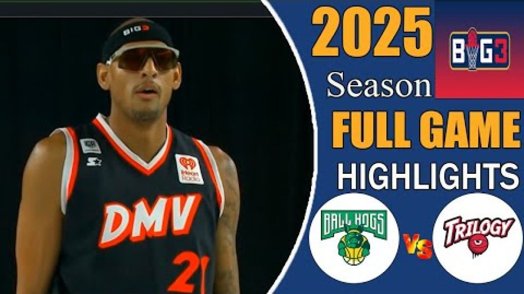 ⁣Ball Hogs vs Trilogy Full Game Highlights Week 2 Big3 Season 2025