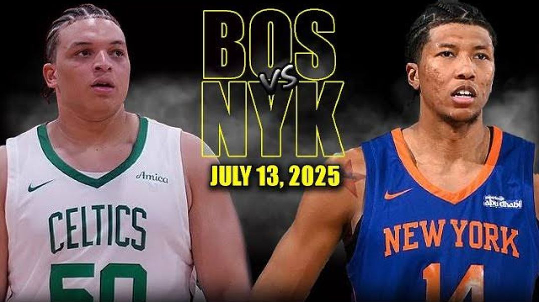 ⁣Boston Celtics vs New York Knicks Full Game Highlights - July 13, 2025 NBA Summer League