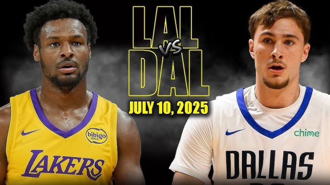 ⁣Los Angeles Lakers vs Dallas Mavericks Full Game Highlights - July 10, 2025 NBA Summer League