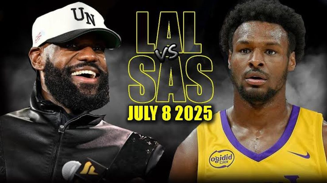 ⁣Los Angeles Lakers vs San Antonio Spurs Full Game Highlights - July 8, 2025 NBA Summer League
