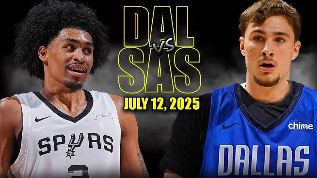 ⁣Dallas Mavericks vs San Antonio Spurs Full Game Highlights - July 12, 2025 NBA Summer League