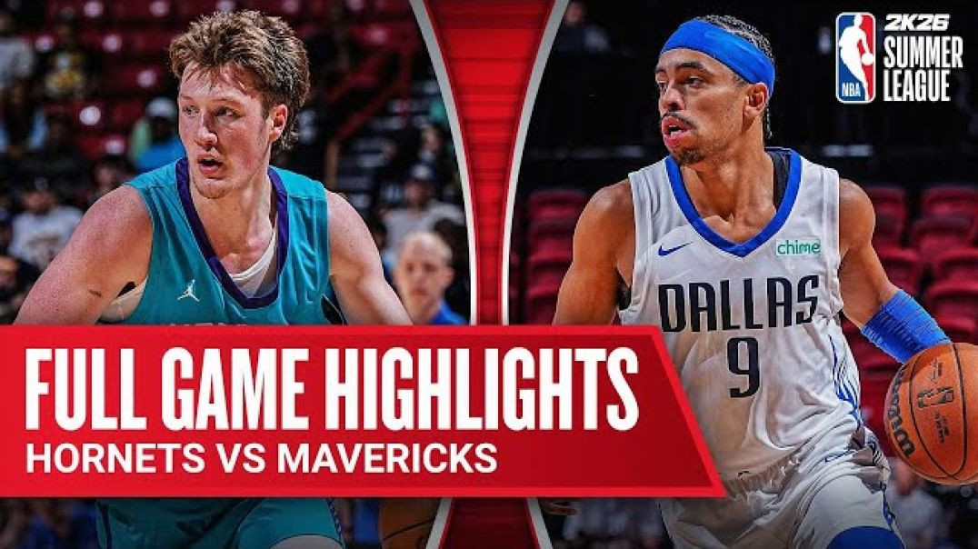 ⁣HORNETS vs MAVERICKS NBA SUMMER LEAGUE FULL GAME HIGHLIGHTS July 14, 2025
