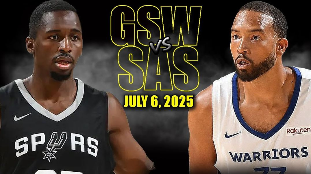 ⁣Golden State Warriors vs San Antonio Spurs Full Game Highlights - July 6, 2025 NBA Summer League