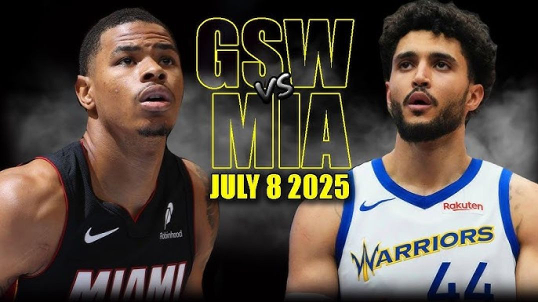 ⁣Golden State Warriors vs Miami Heat Full Game Highlights - July 8, 2025 NBA Summer League