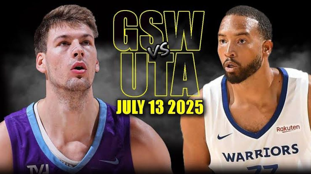 ⁣Golden State Warriors vs Utah Jazz Full Game Highlights - July 13, 2025 NBA Summer League