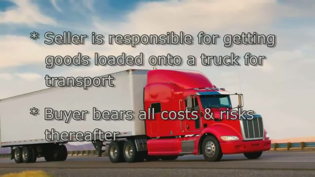 ⁣Common Examples of Incoterms