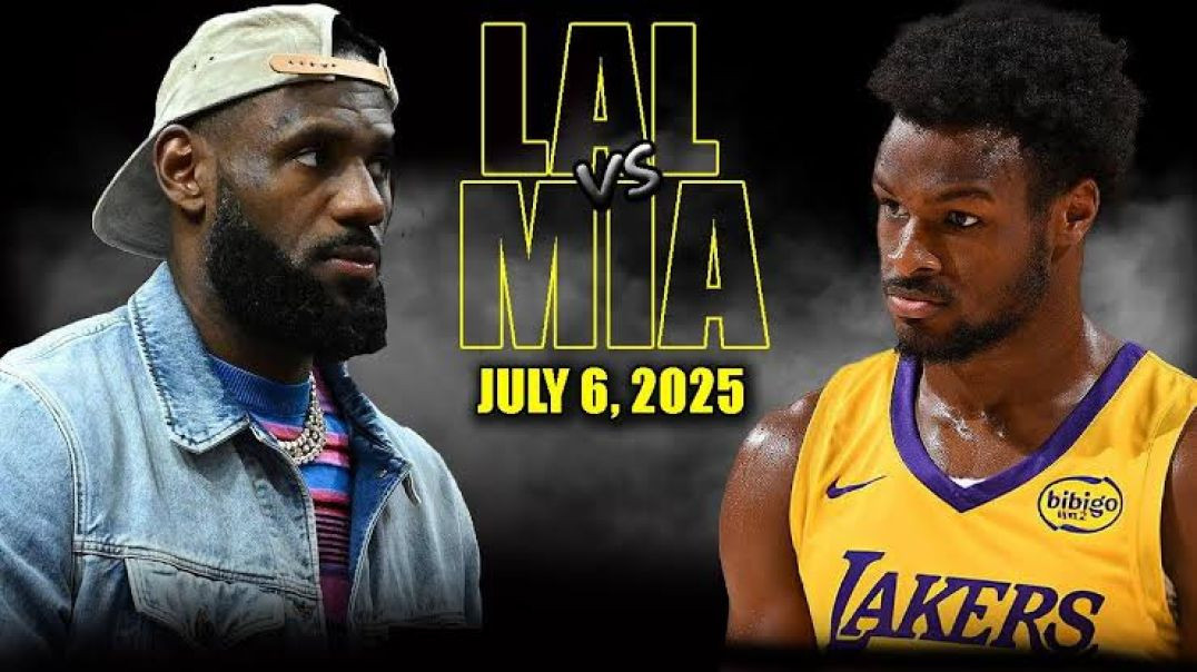 ⁣Los Angeles Lakers vs Miami Heat Full Game Highlights - July 6, 2025 NBA Summer League California
