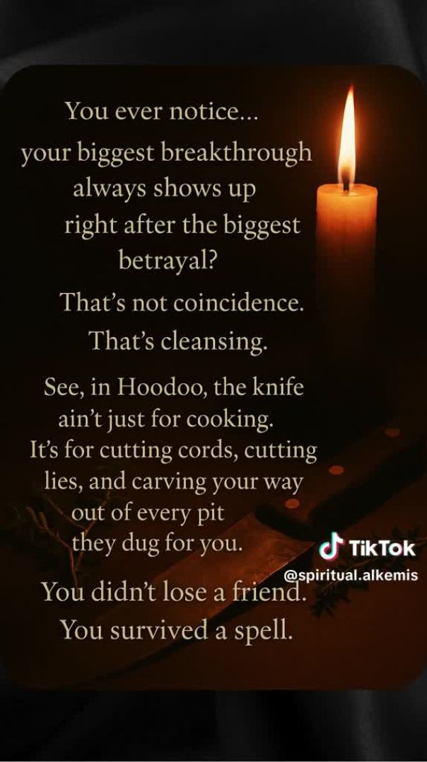 Breakthrough After Betrayal: The Knife in Hoodoo