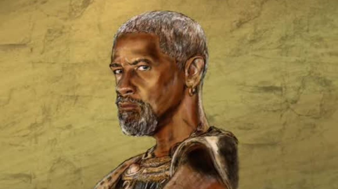 ⁣Art Study Of Denzel Washington by Christopher The Artist