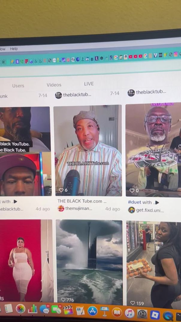 Keep making videos promoting TheBlackTube