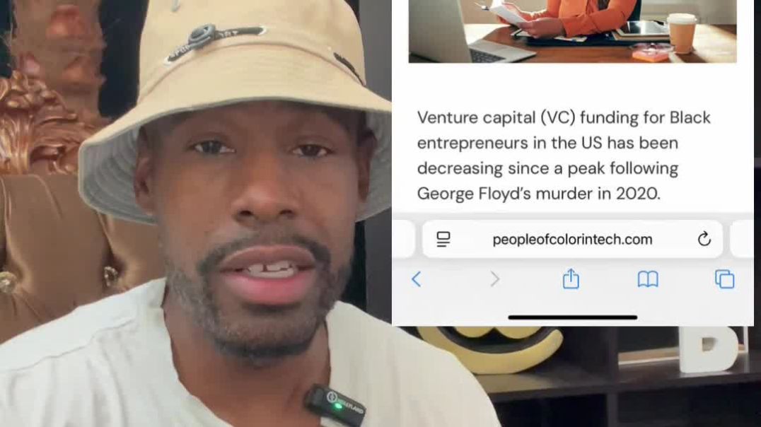 ⁣Black Founders received less than 0.5% million VC Funding