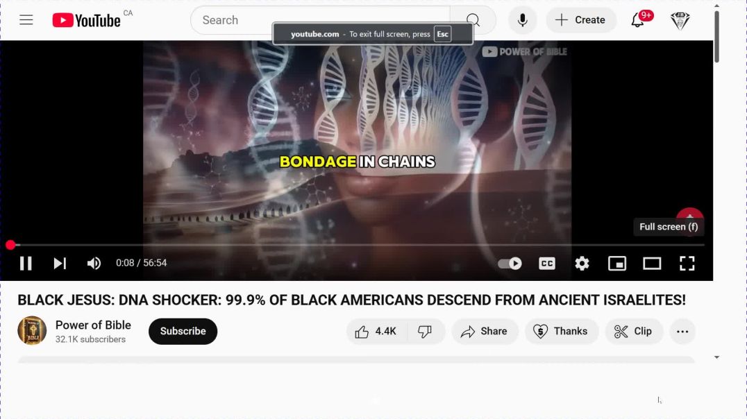 ⁣BLACK JESUS DNA SKOCKER 99.9% OF BLACK AMERICANS DESCEND FROM ANCIENT ISRAELITES!