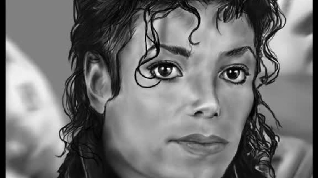 ⁣Digital Illustration of Michael Jackson! By Christopher The Artist