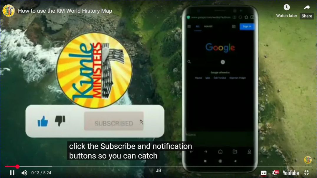 ⁣How to use the KM World History Map