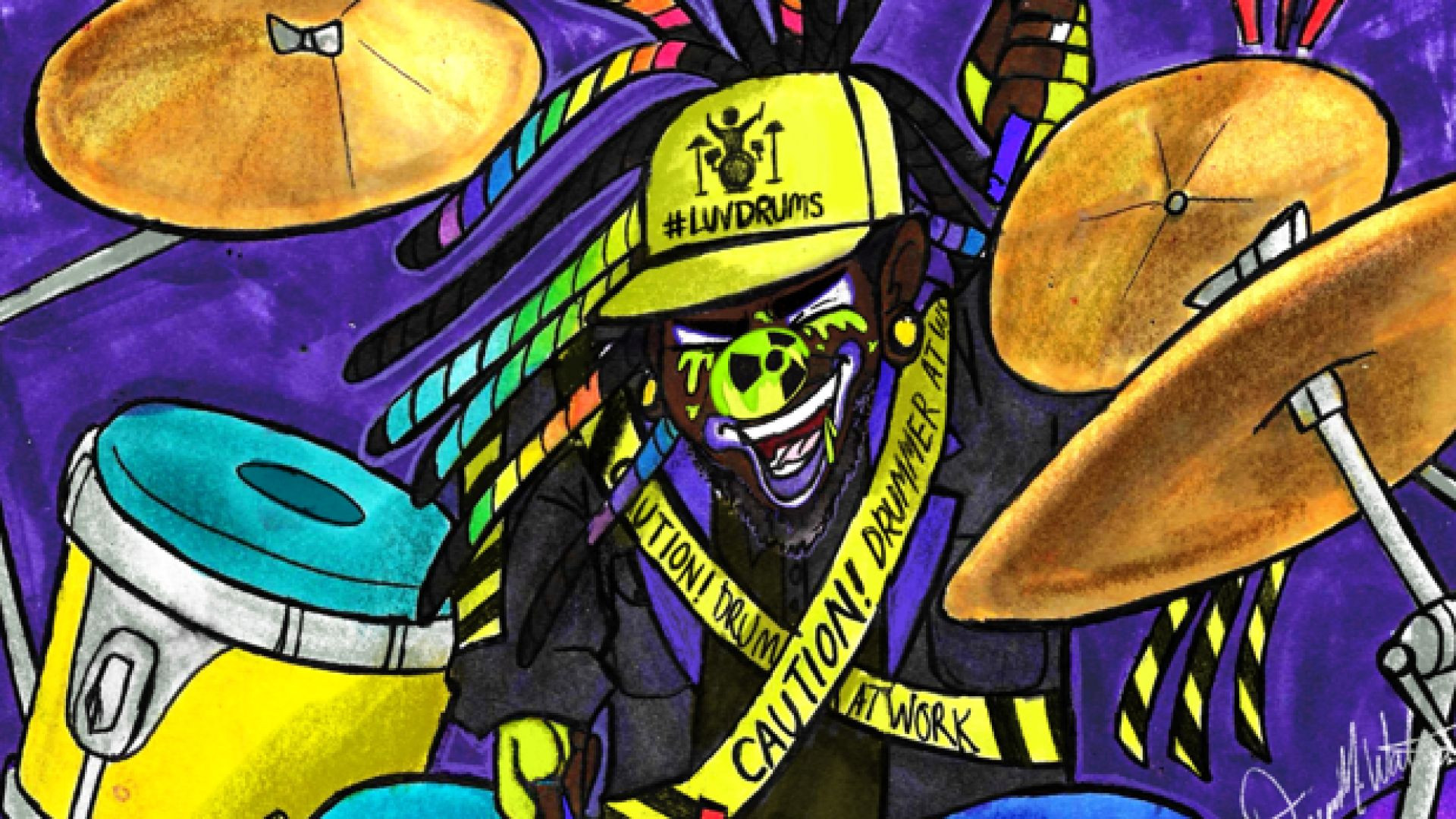 Clowns Got Rhythm (speeddrawing + commentary) (redo)