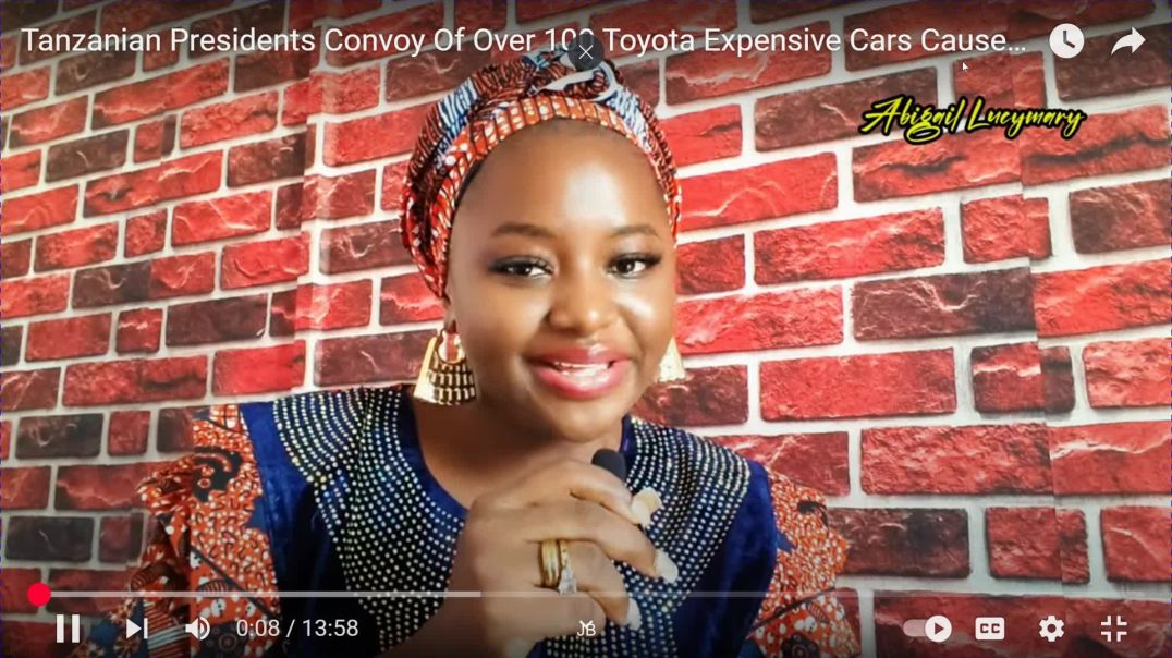 Tanzanian Presidents Convoy Of Over 100 Toyota Expensive Cars Causes... + Nigeria vs SA Presidents
