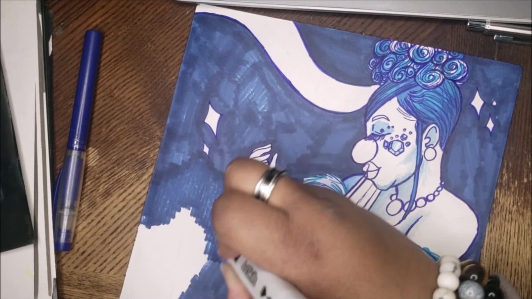 ⁣Clowns Got Class (speeddrawing + commentary) (redo)