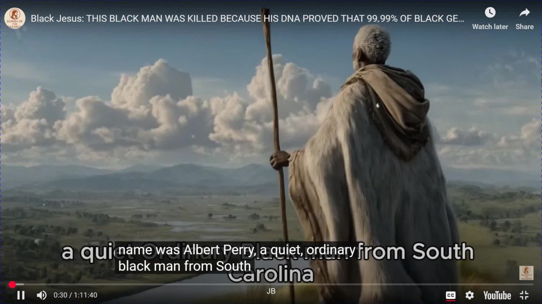 ⁣Watch Black Jesus THIS BLACK MAN WAS KILLED BECAUSE HIS DNA PROVED THAT 99