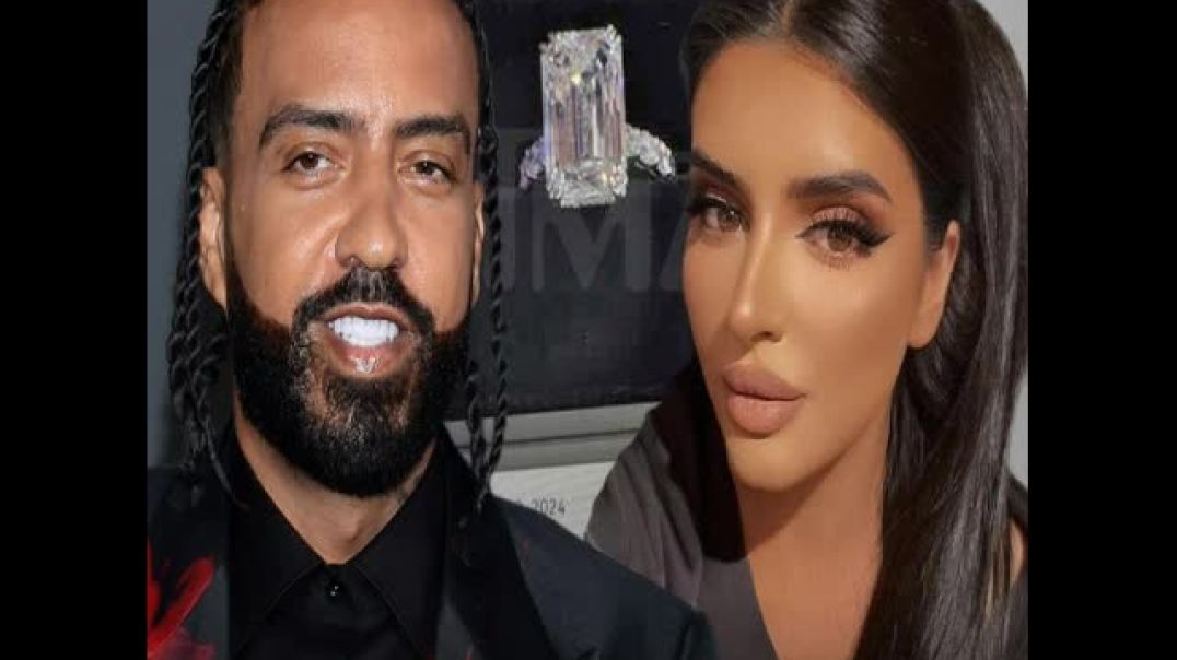 ⁣French Montana's Million-Dollar Engagement Ring