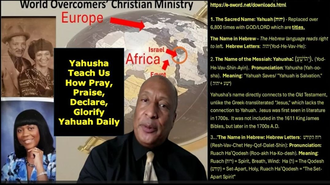 ⁣Yahuah Teach Us How to Pray, PRAISE and Glorify Your Name Pt1 Compiled Scriptures and Confessions