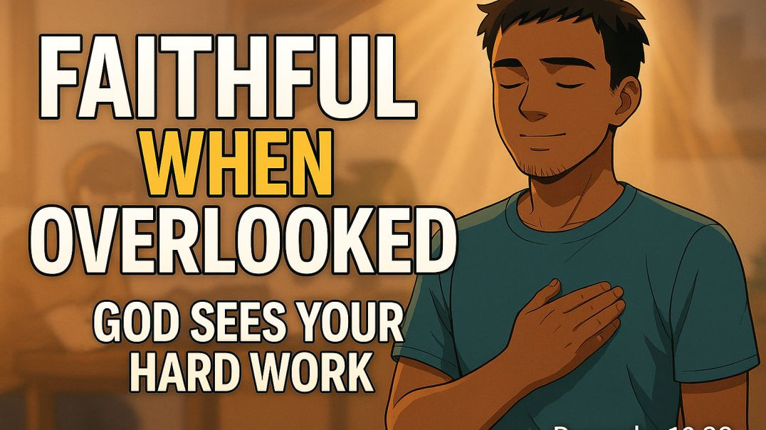 Faithful When Overlooked_ God Sees Your Hard Work!