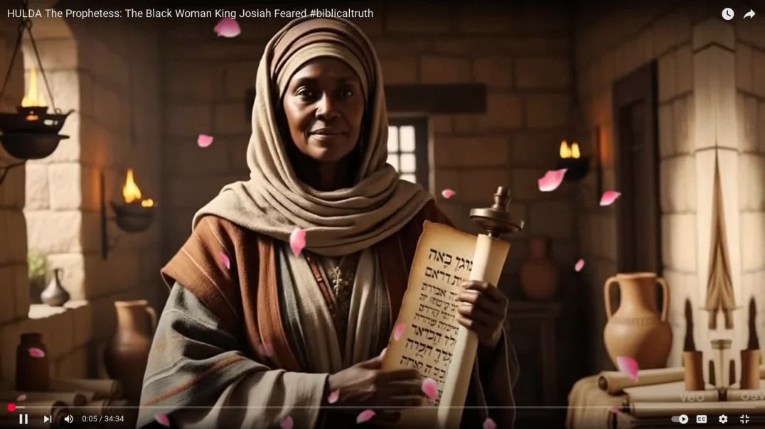 ⁣HULDA The Prophetess The  Black Woman King Josiah Feared