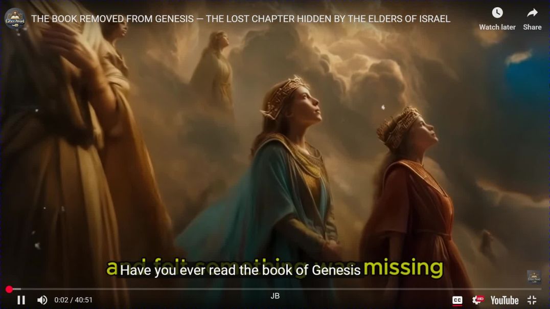 ⁣THE BOOK REMOVED FROM GENESIS — THE LOST CHAPTER HIDDEN BY THE ELDERS OF ISRAEL