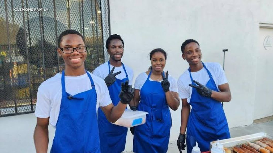 ⁣California twins turn summer hustle into Glizzy Street hot dog sensation