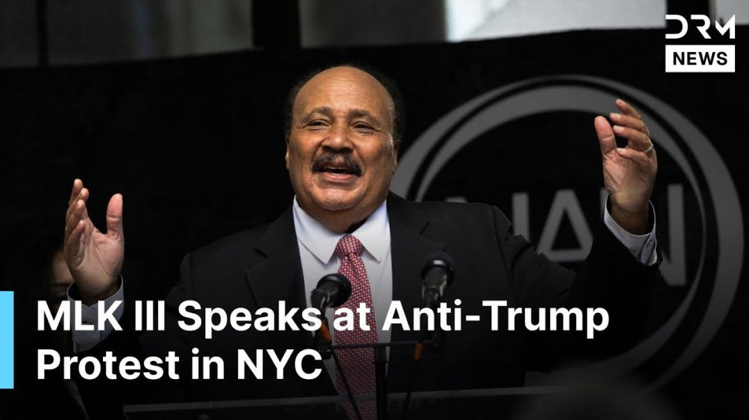 ⁣FULL SPEECH : Martin Luther King III Challenges Trump at Massive NYC March