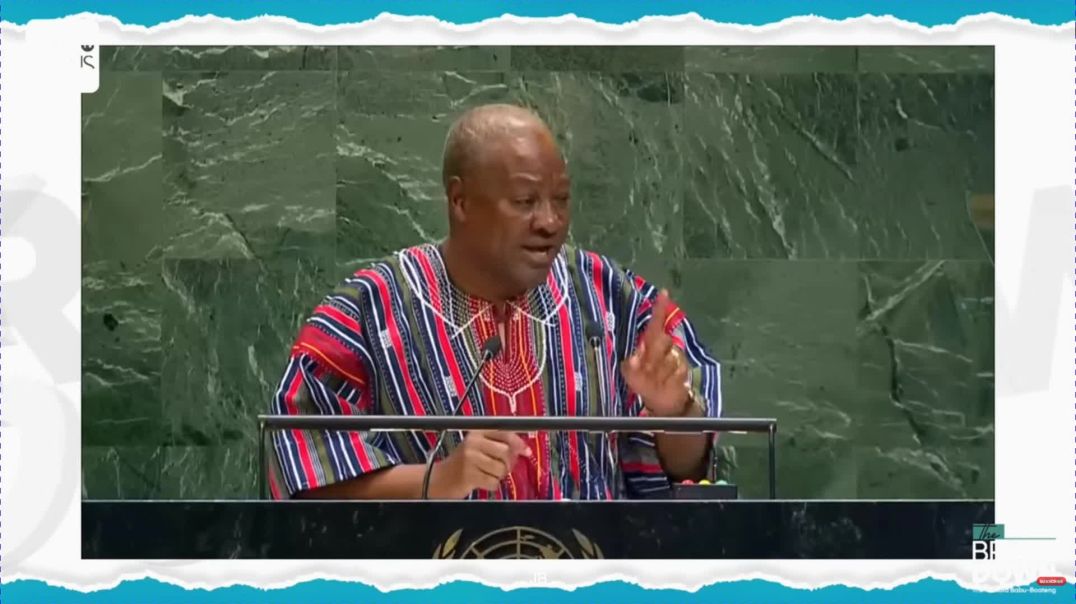 ⁣Ghana’s President Mahama SLAMS UN Hypocrisy and Demands Reparations in FIERY Speech