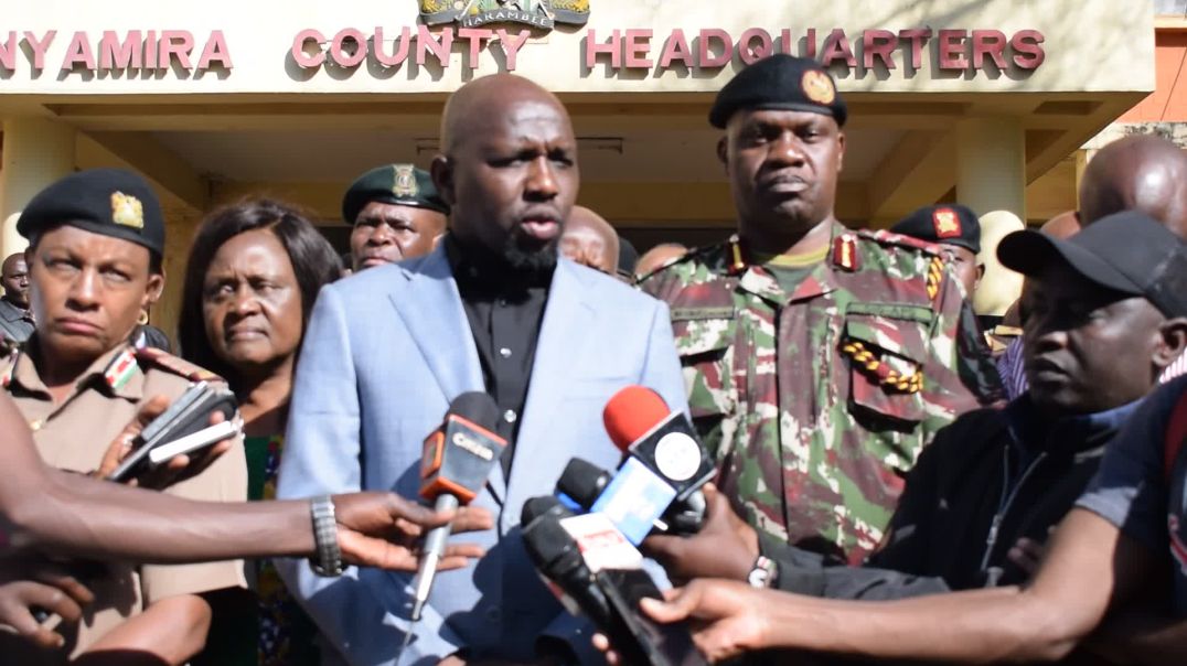 CS Murkomen in Nyamira