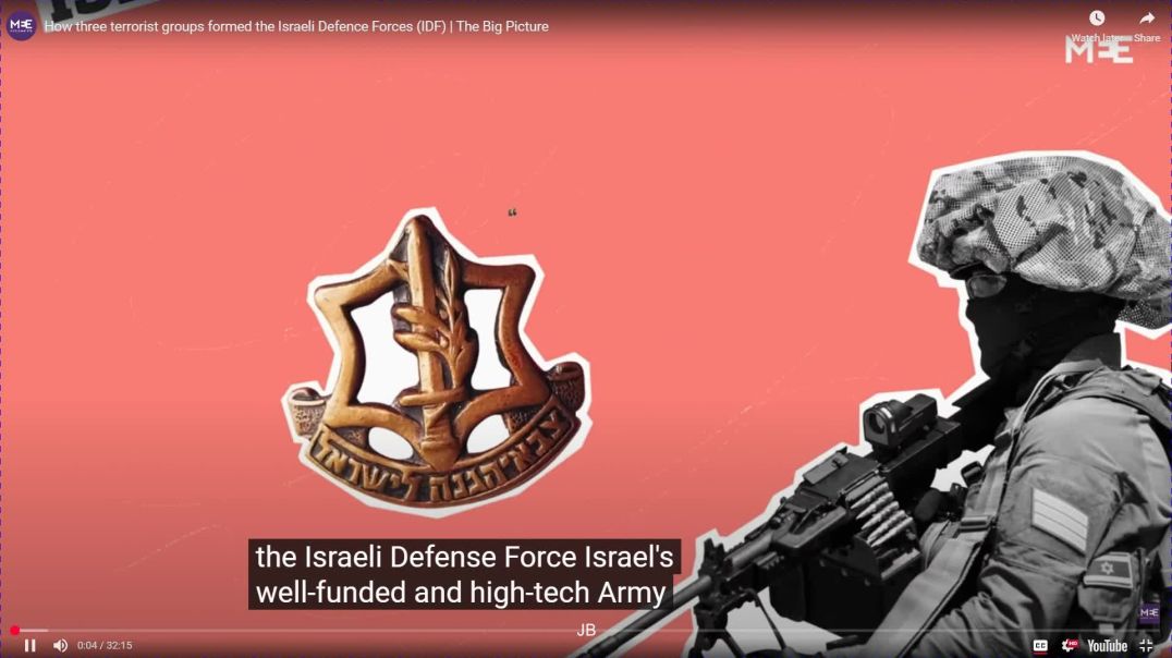 ⁣Watch How three terrorist groups formed the Israeli Defence Forces (IDF)  The Big Picture