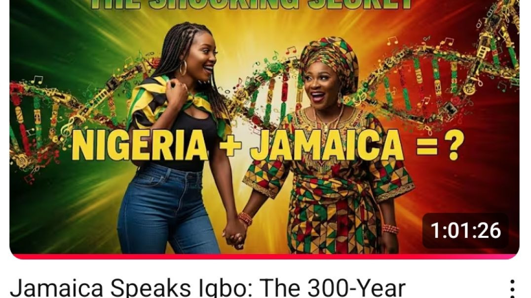 Watch Jamaica Speaks Igbo The 300-Year Cover-Up Finally Exposed