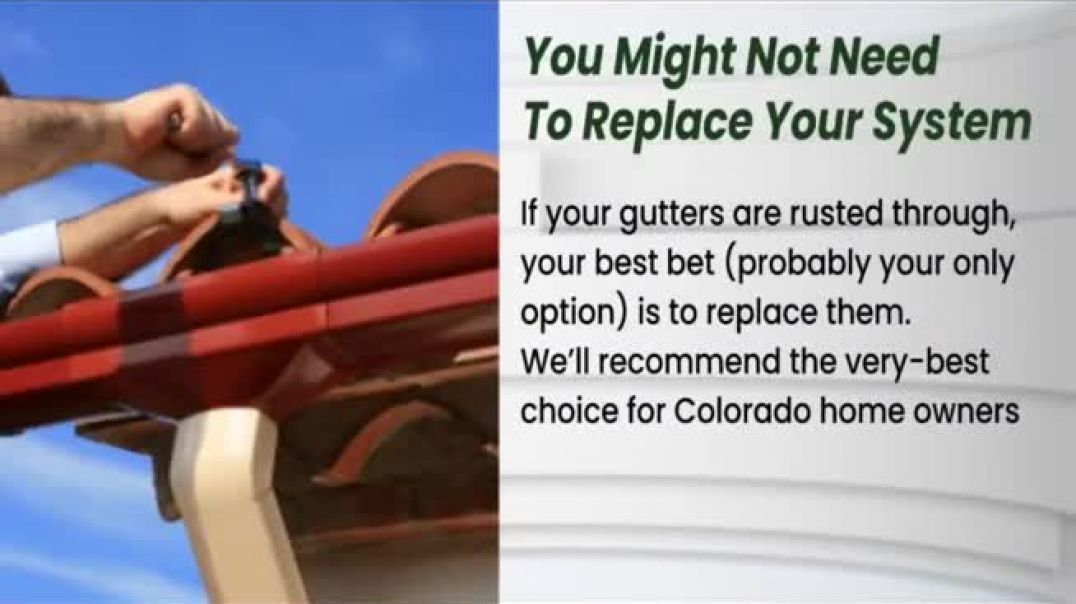 ⁣Gutter repair by Colorado's Trusted Pros