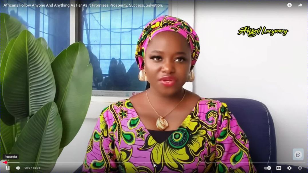 ⁣Africans Follow Anyone And Anything As Far As It Promises Prosperity, Success, Salvation