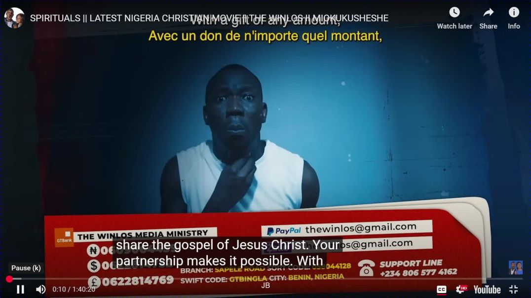⁣Watch SPIRITUALS  LATEST NIGERIA CHRISTIAN MOVIE  THE WINLOS II MIOKUKUSHESHE