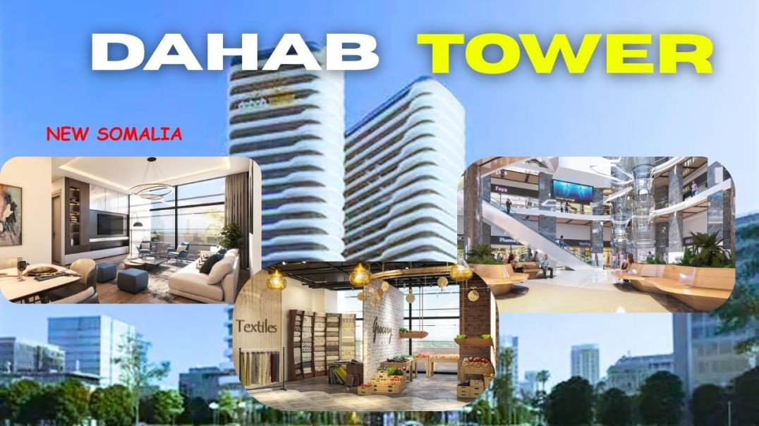 ⁣Somalia’s Golden Rise Inside Mogadishu’s ( Dahab_Tower )