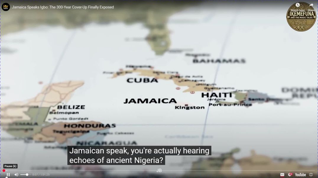 ⁣Watch Jamaica Speaks Igbo TheCover-Up Finally Exposed 300-Year