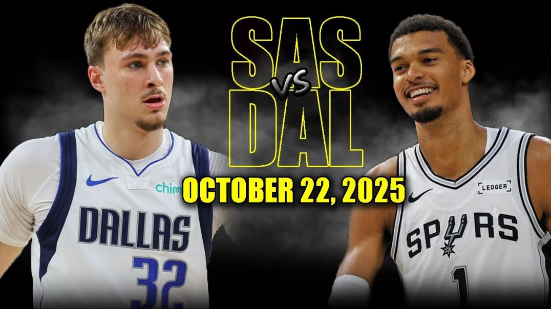 ⁣San Antonio Spurs vs Dallas Mavericks Full Game Highlights - October 22, 2025 NBA Season
